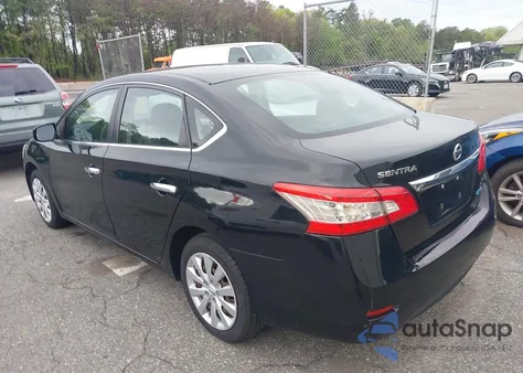 2013 Nissan Sentra S z USA, uszkodzony, nr VIN 3N1AB7AP5DL617456